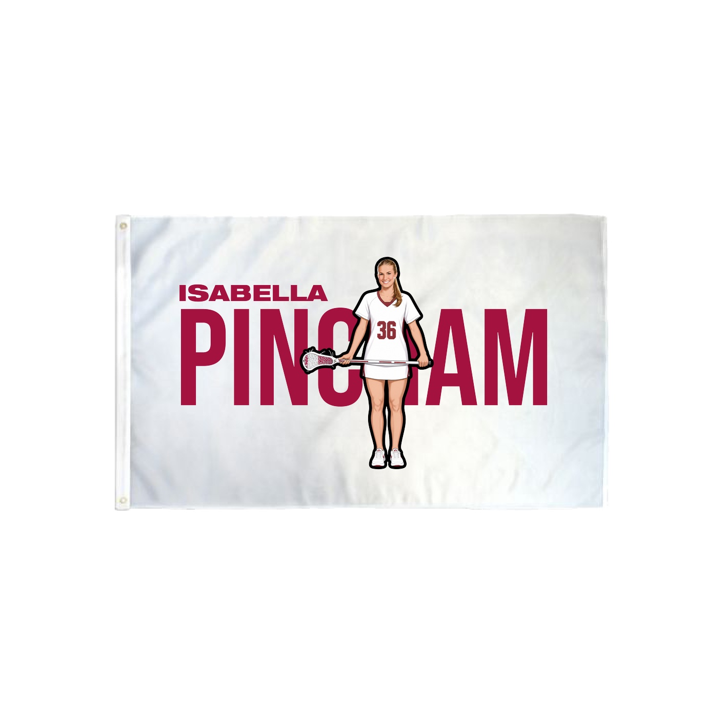 3x5 Flag — Player Name in Classic