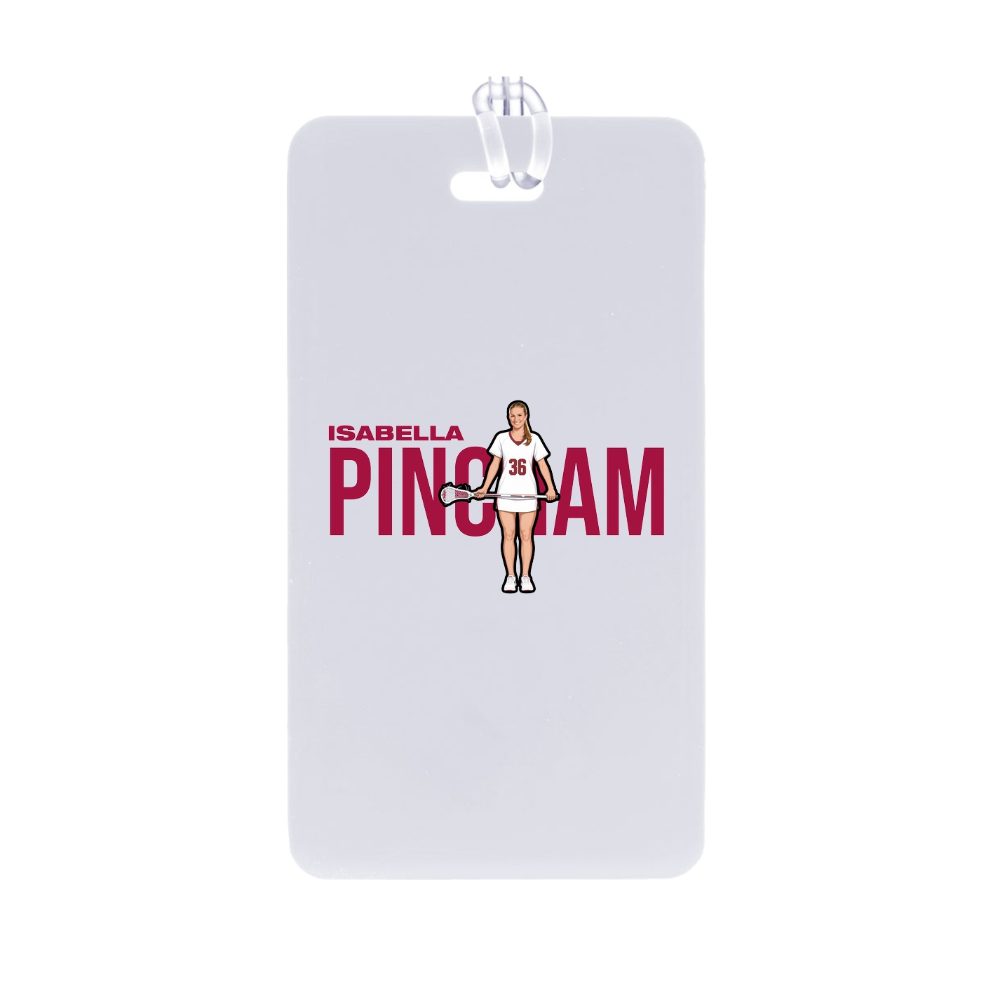 Bag Tag — Player Name in Classic