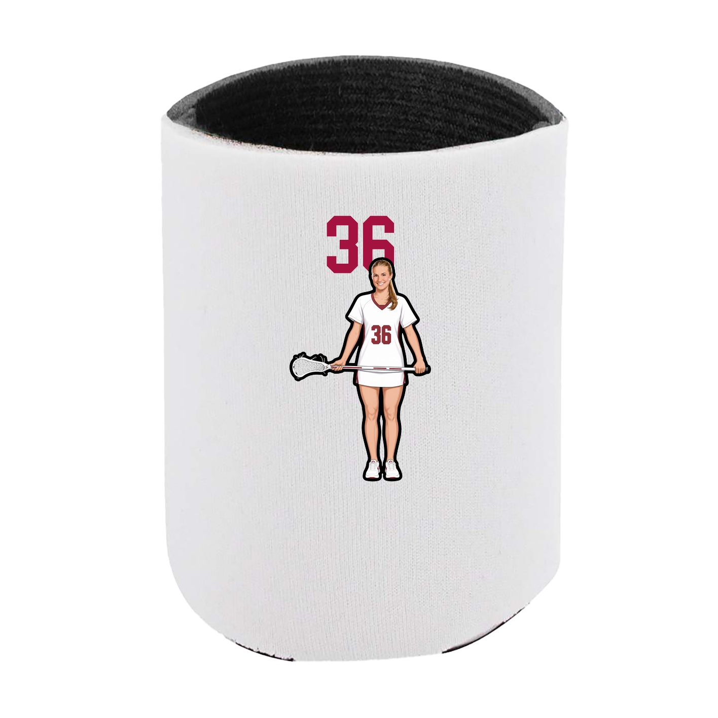Can Holder — Number Top in White