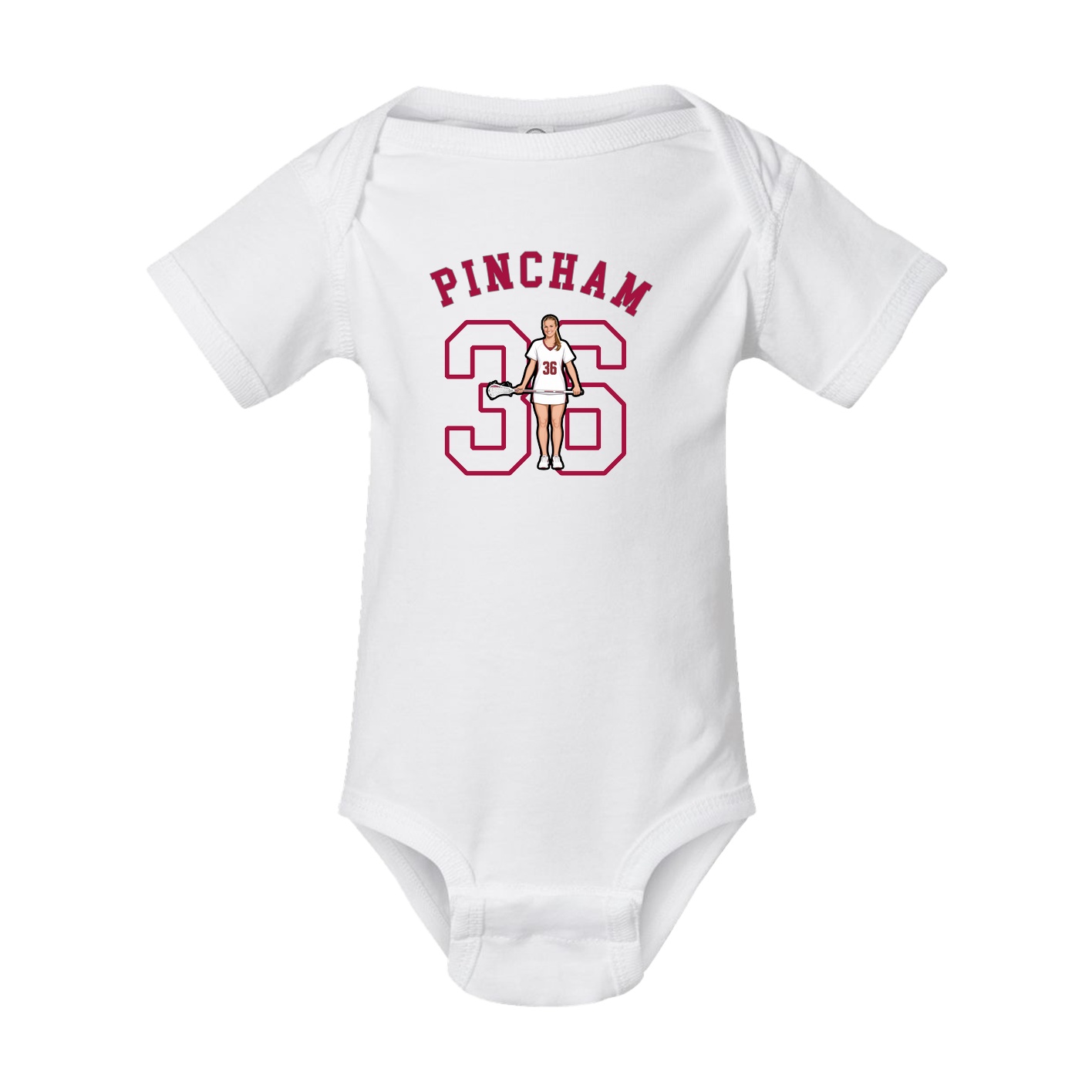 Baby Onesie — Shirsey Arch in White