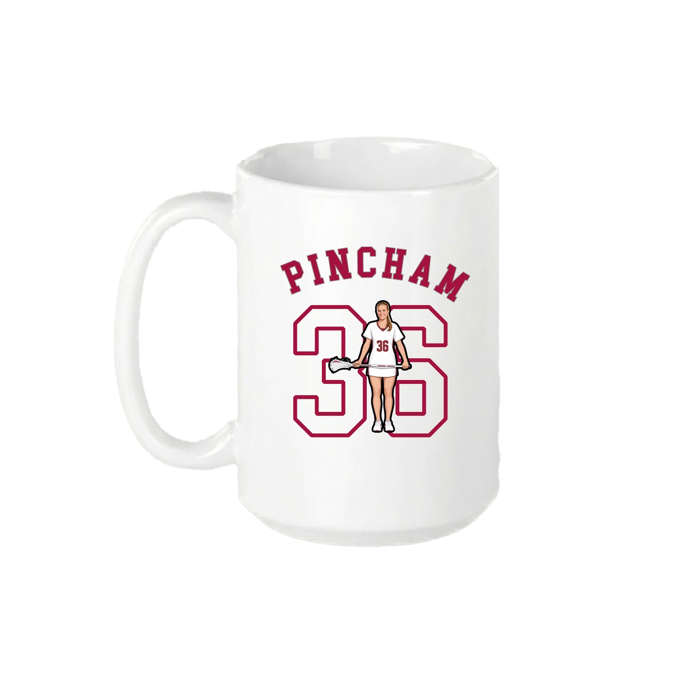15oz Coffee Mug — Shirsey Arch in White