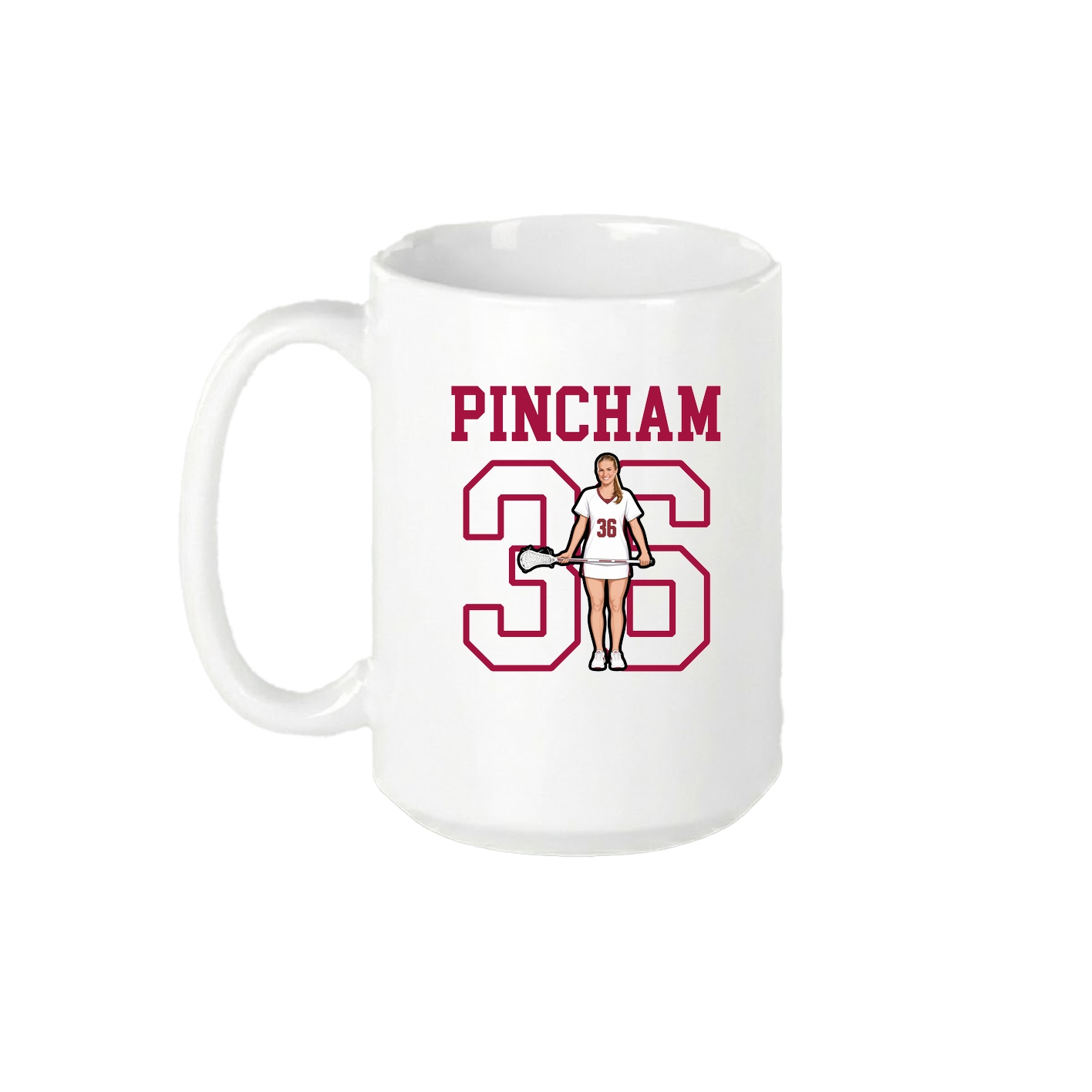 15oz Coffee Mug — Shirsey in White