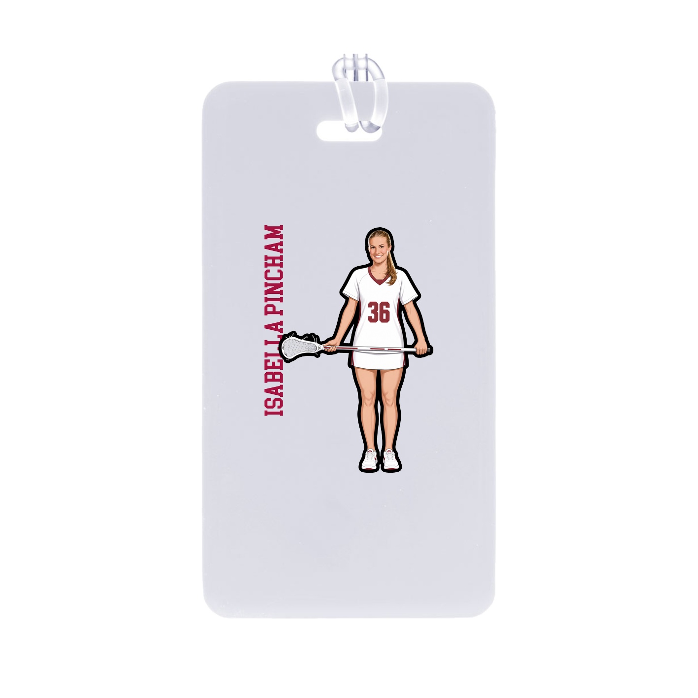 Bag Tag — Name Vertical in Classic
