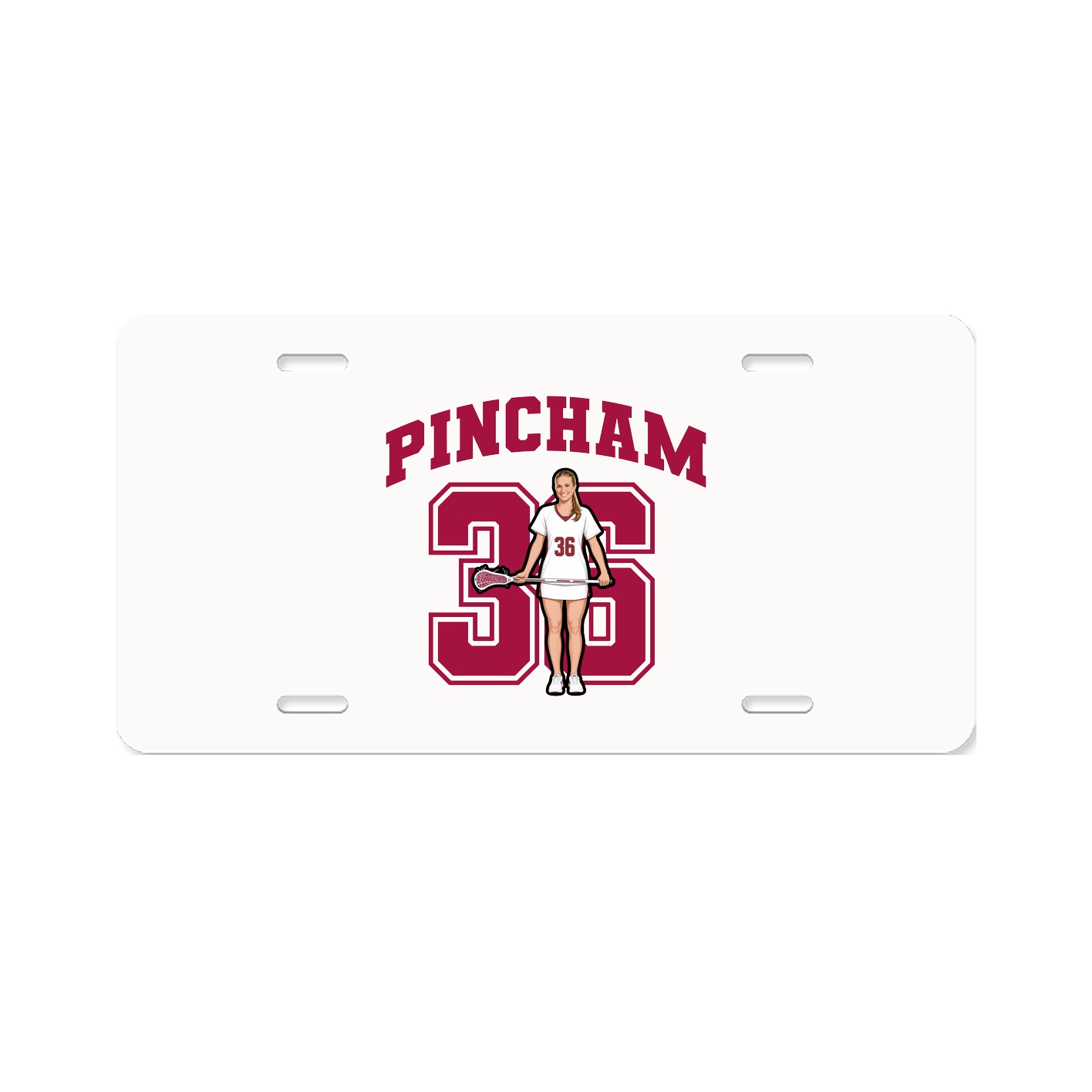 License Plate — Number in Classic