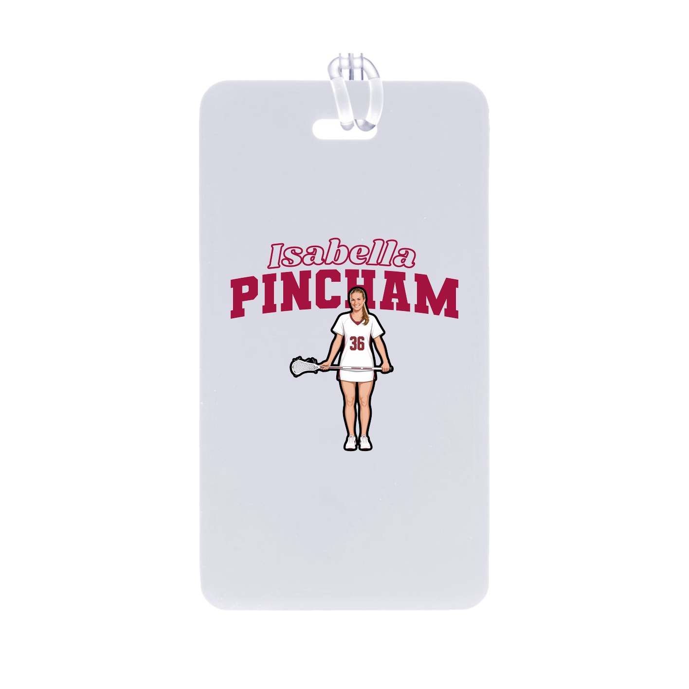 Bag Tag — Name Arch in Classic