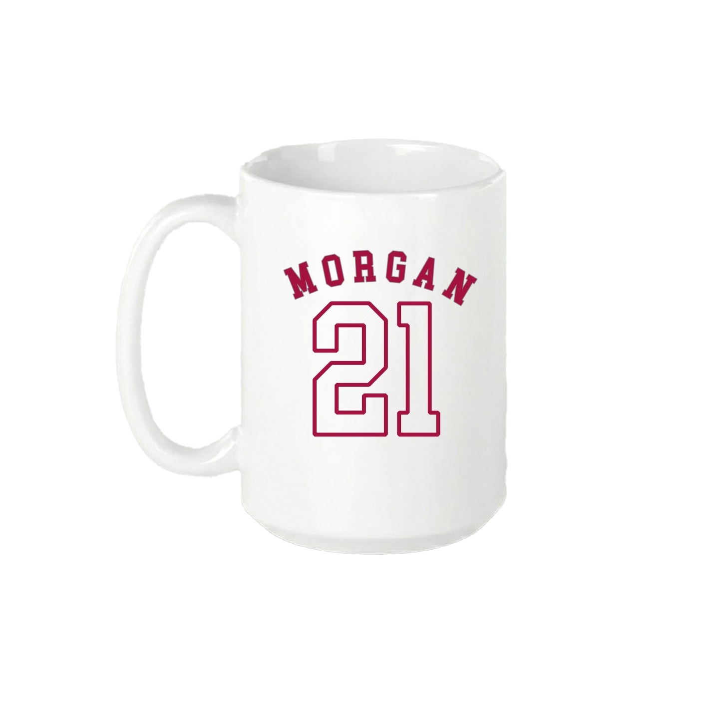 15oz Coffee Mug — Shirsey Arch in White