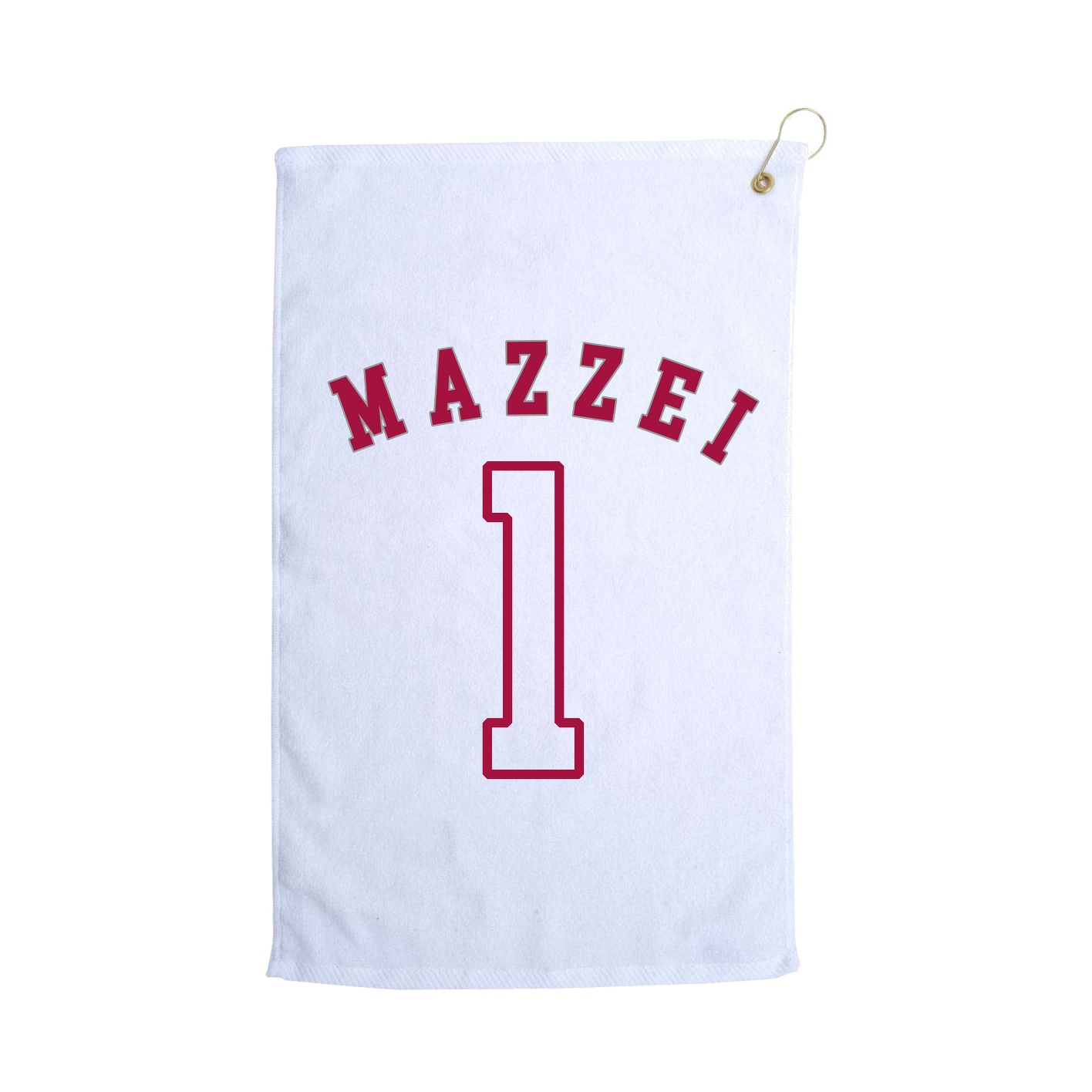 Golf Towel — Shirsey Arch in White