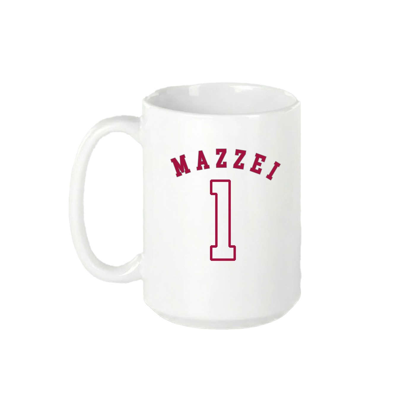 15oz Coffee Mug — Shirsey Arch in White