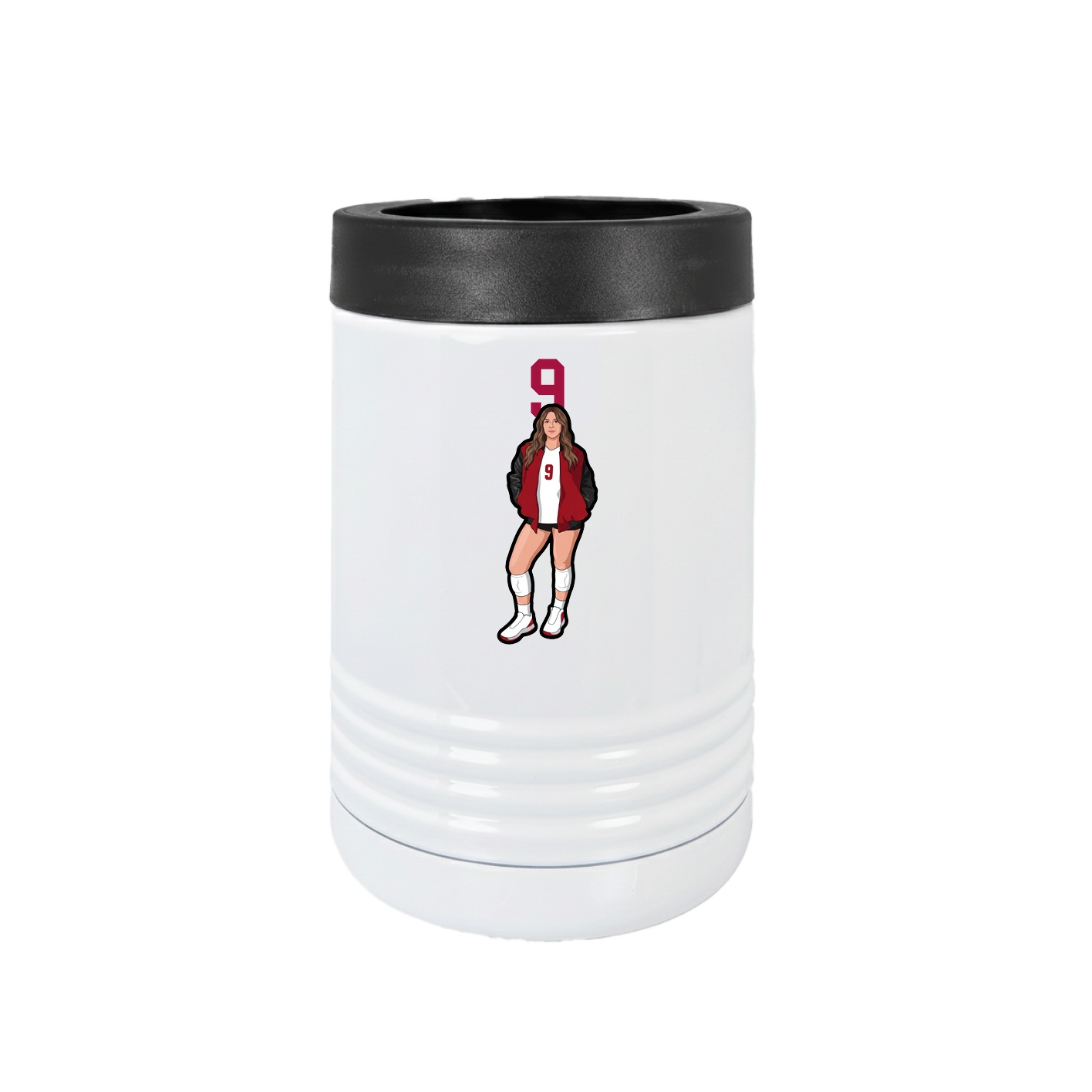 Beverage Holder — Number Top in White