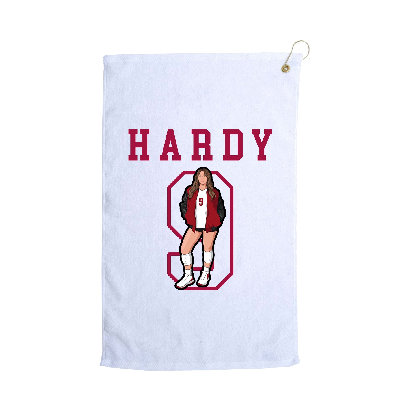 Golf Towel — Shirsey in White