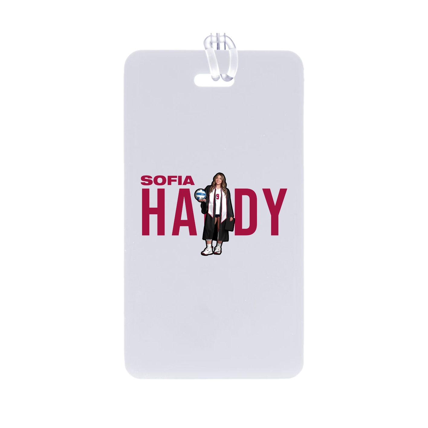Bag Tag — Player Name in Classic