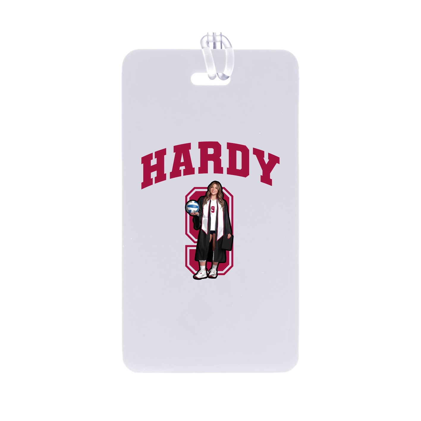 Bag Tag — Number in Classic