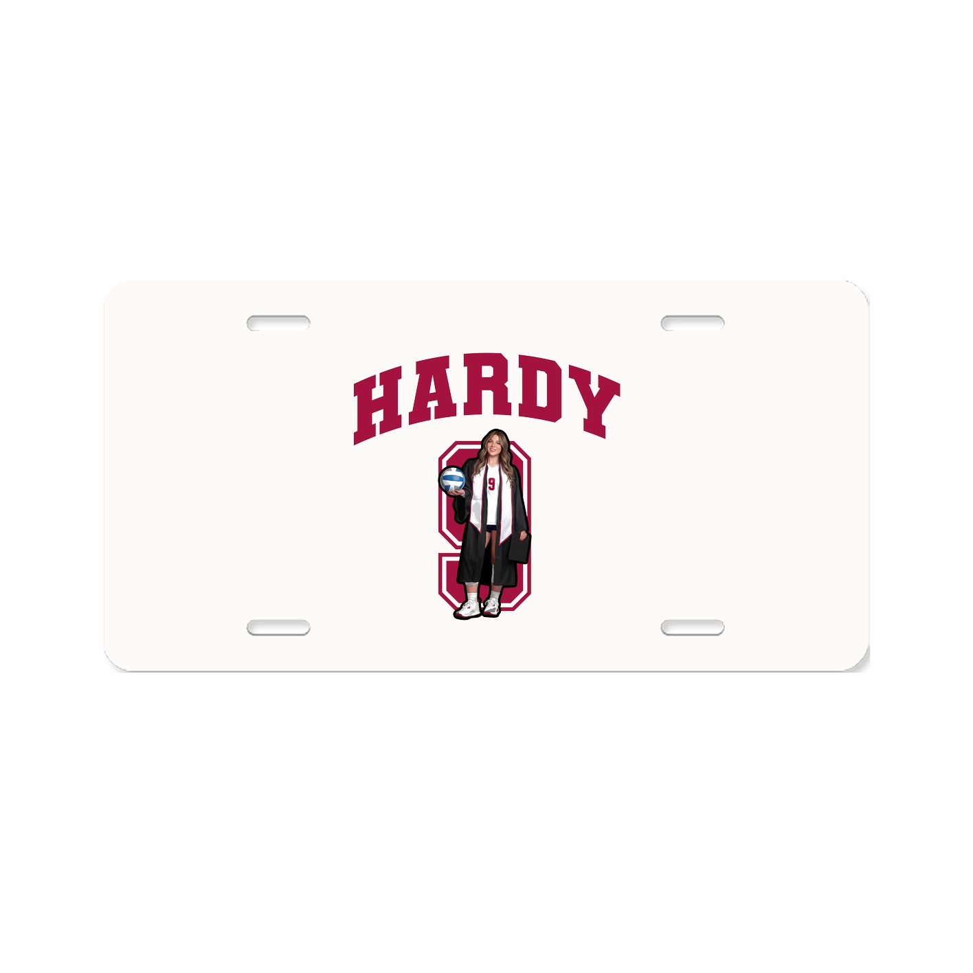 License Plate — Number in Classic