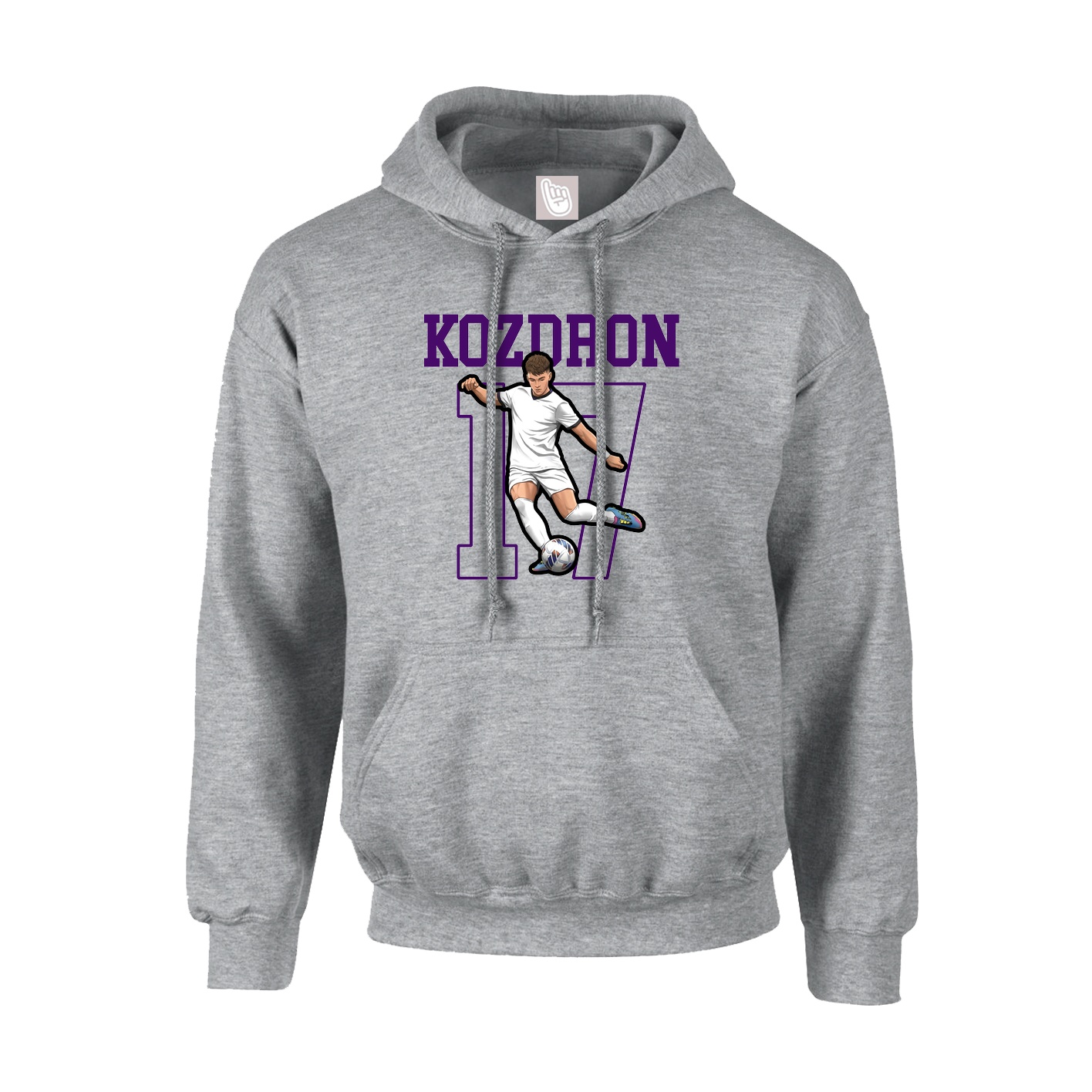 Hoodie — Shirsey in Grey