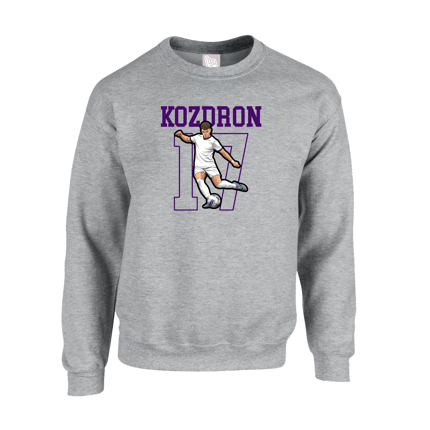 Fleece Crew — Shirsey in Grey