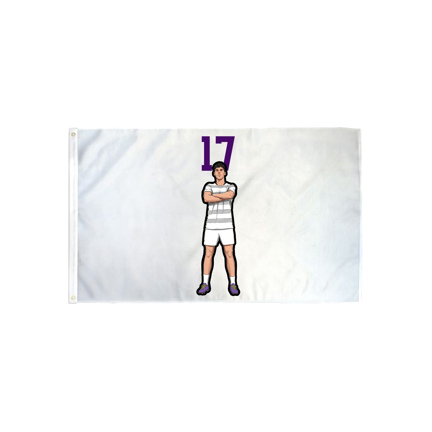 3x5 Flag — Number Top in Classic