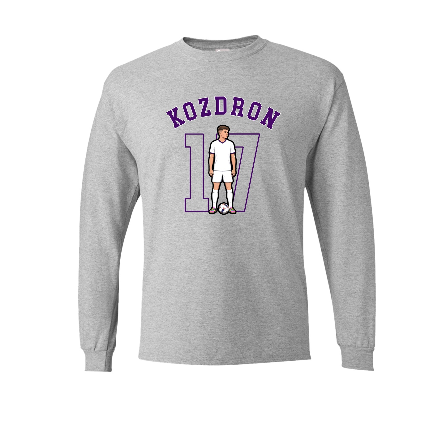 Long Sleeve Tee — Shirsey Arch in Grey