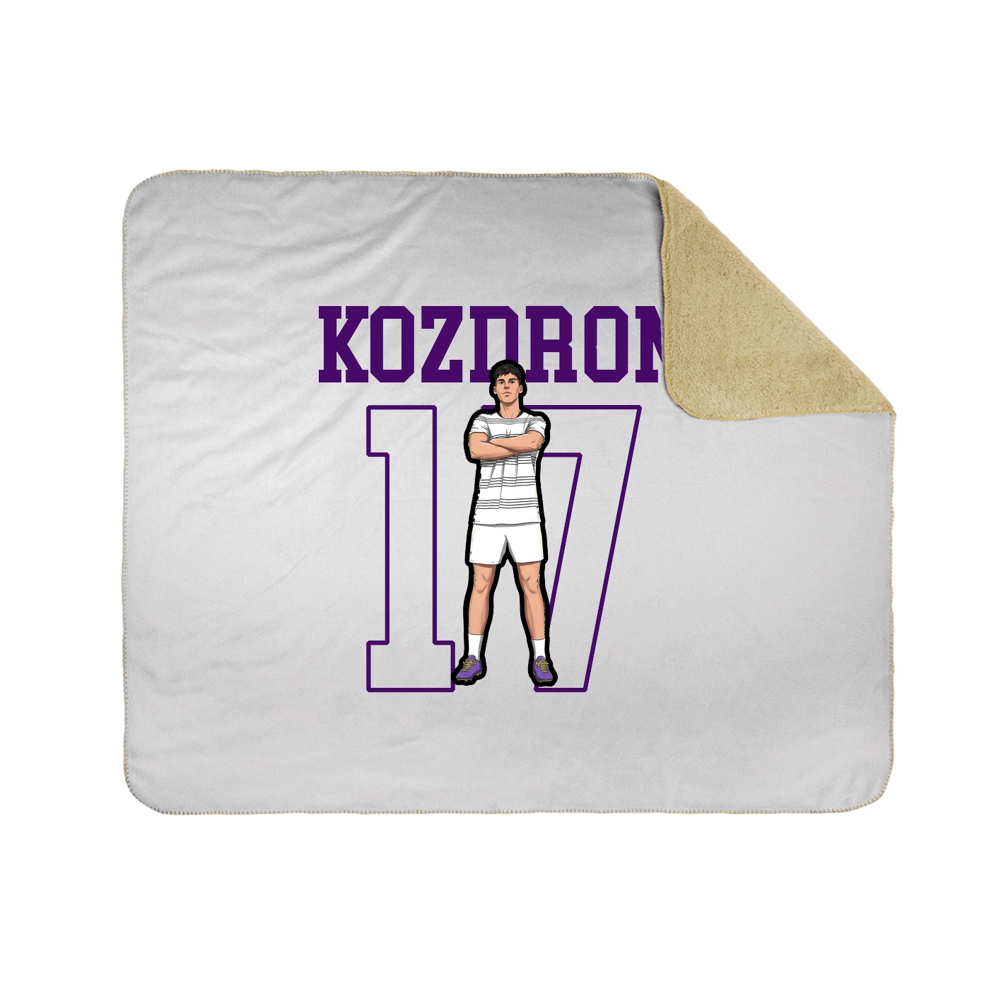 50x60 Sherpa Lined Throw Blanket