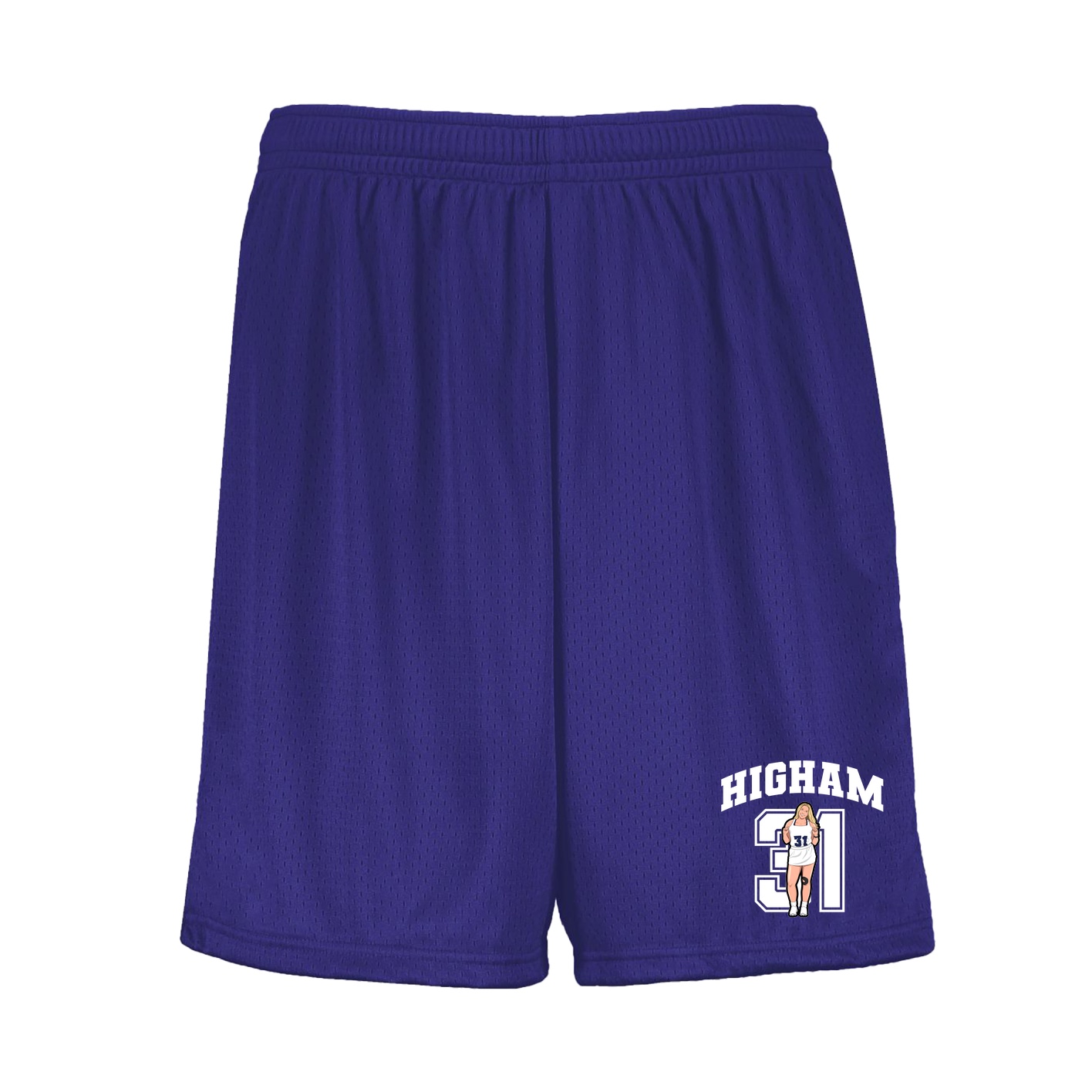 Shorts — Number in Purple
