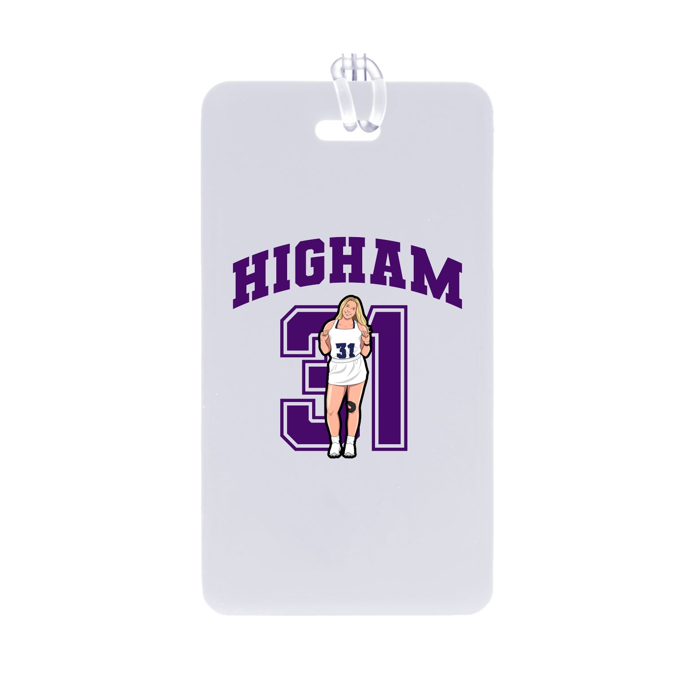 Bag Tag — Number in Classic