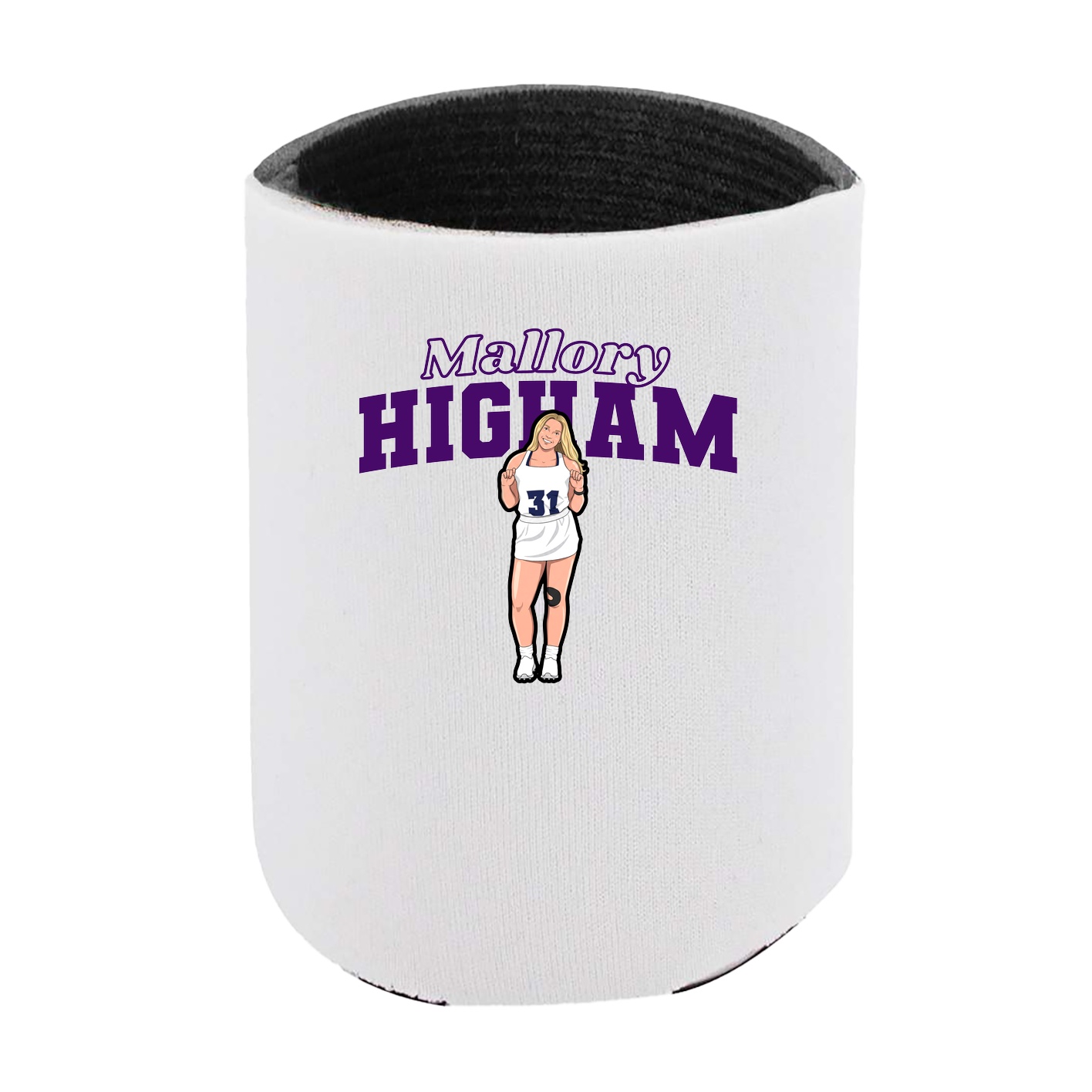 Can Holder — Name Arch in White