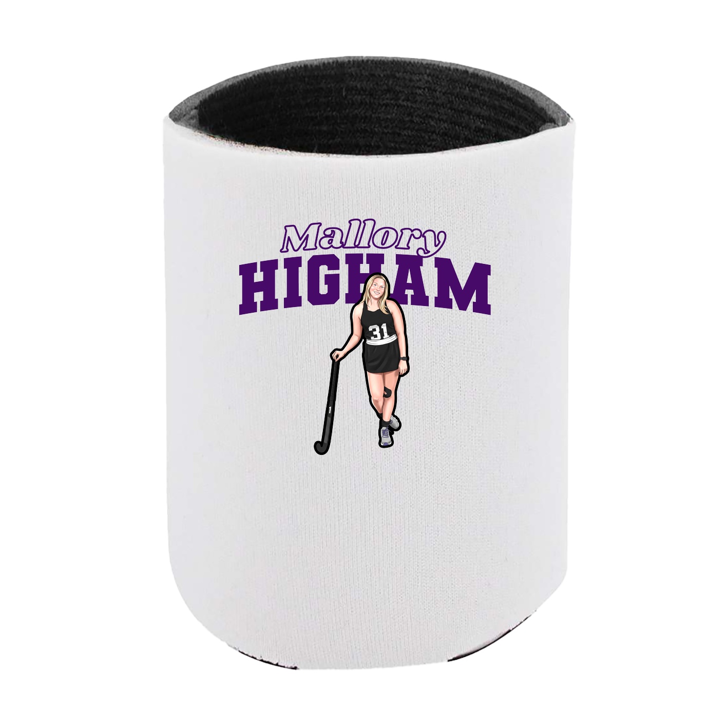Can Holder — Name Arch in White