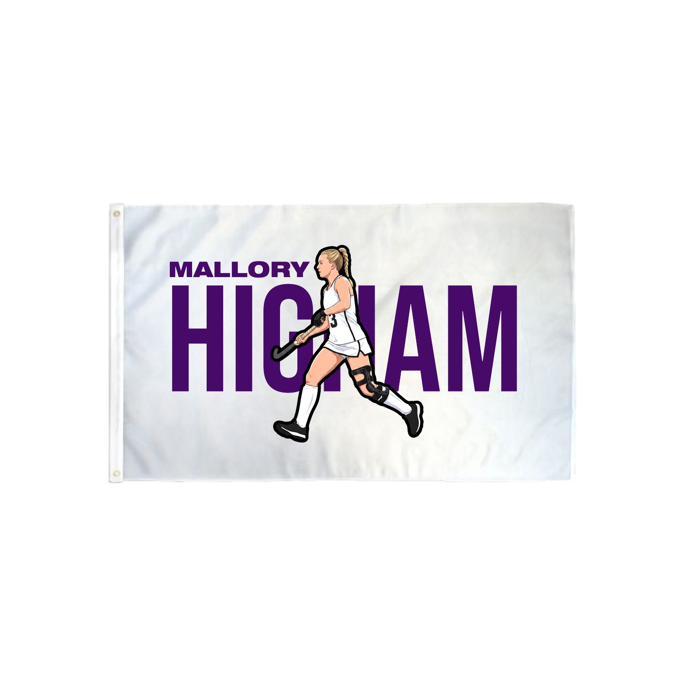 3x5 Flag — Player Name in Classic