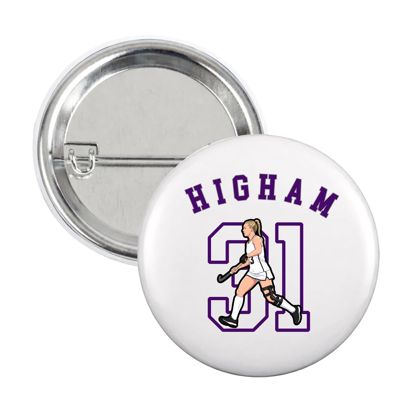 Game Day Button — Shirsey Arch in White