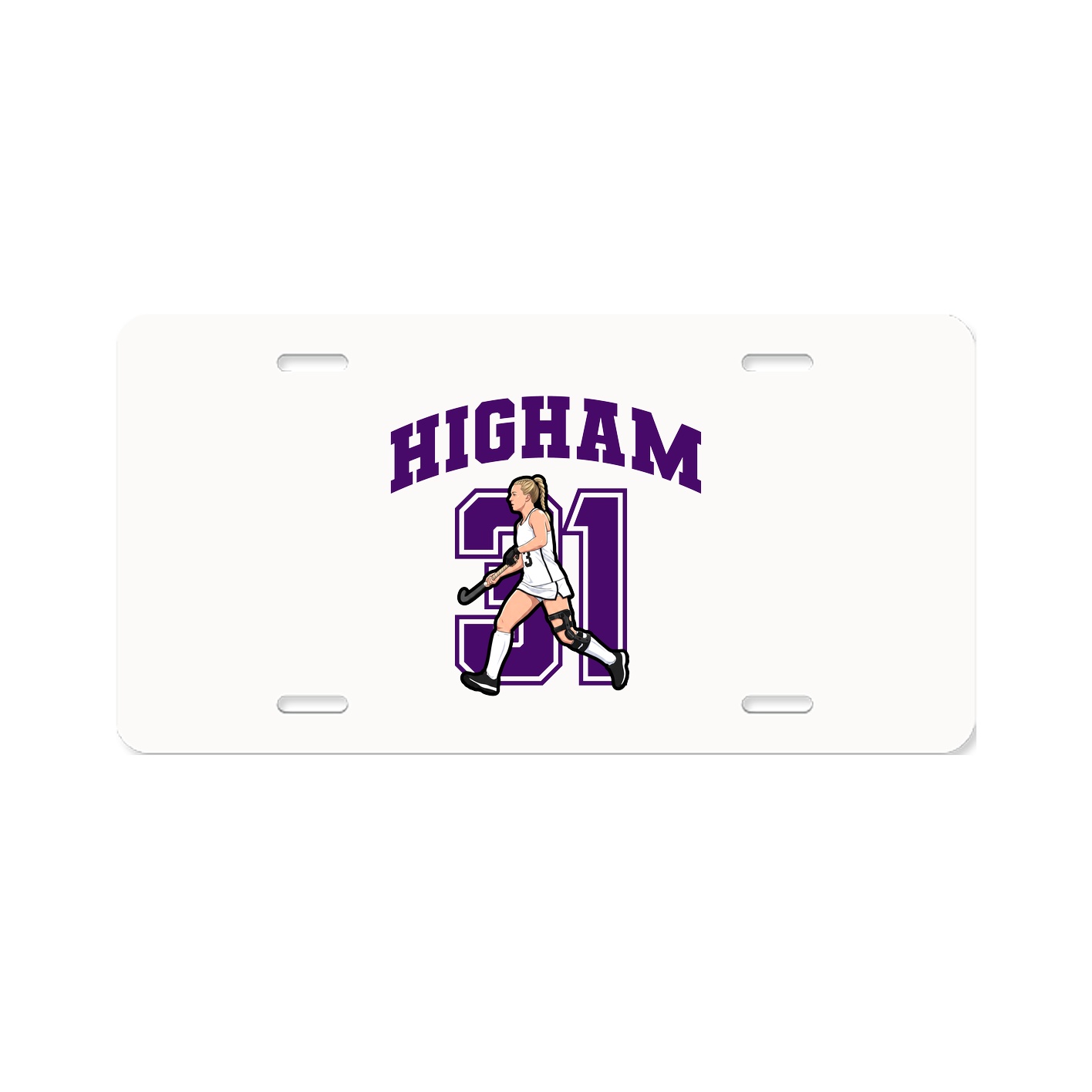 License Plate — Number in Classic