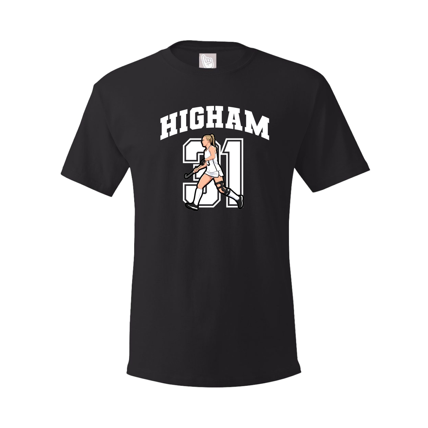 Youth Tee — Number in Black