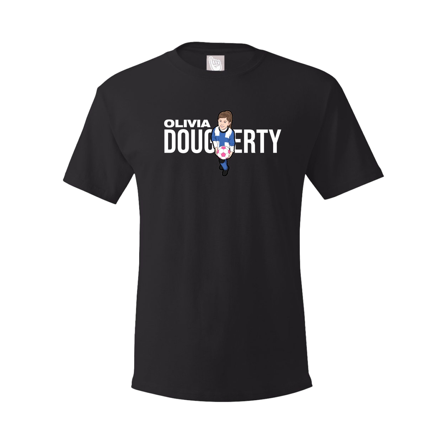 Youth Tee — Player Name in Black