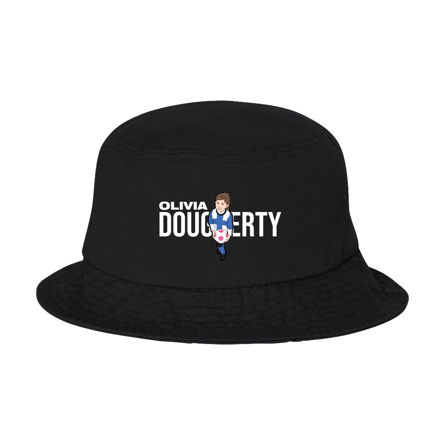 Bucket Cap — Player Name in Black