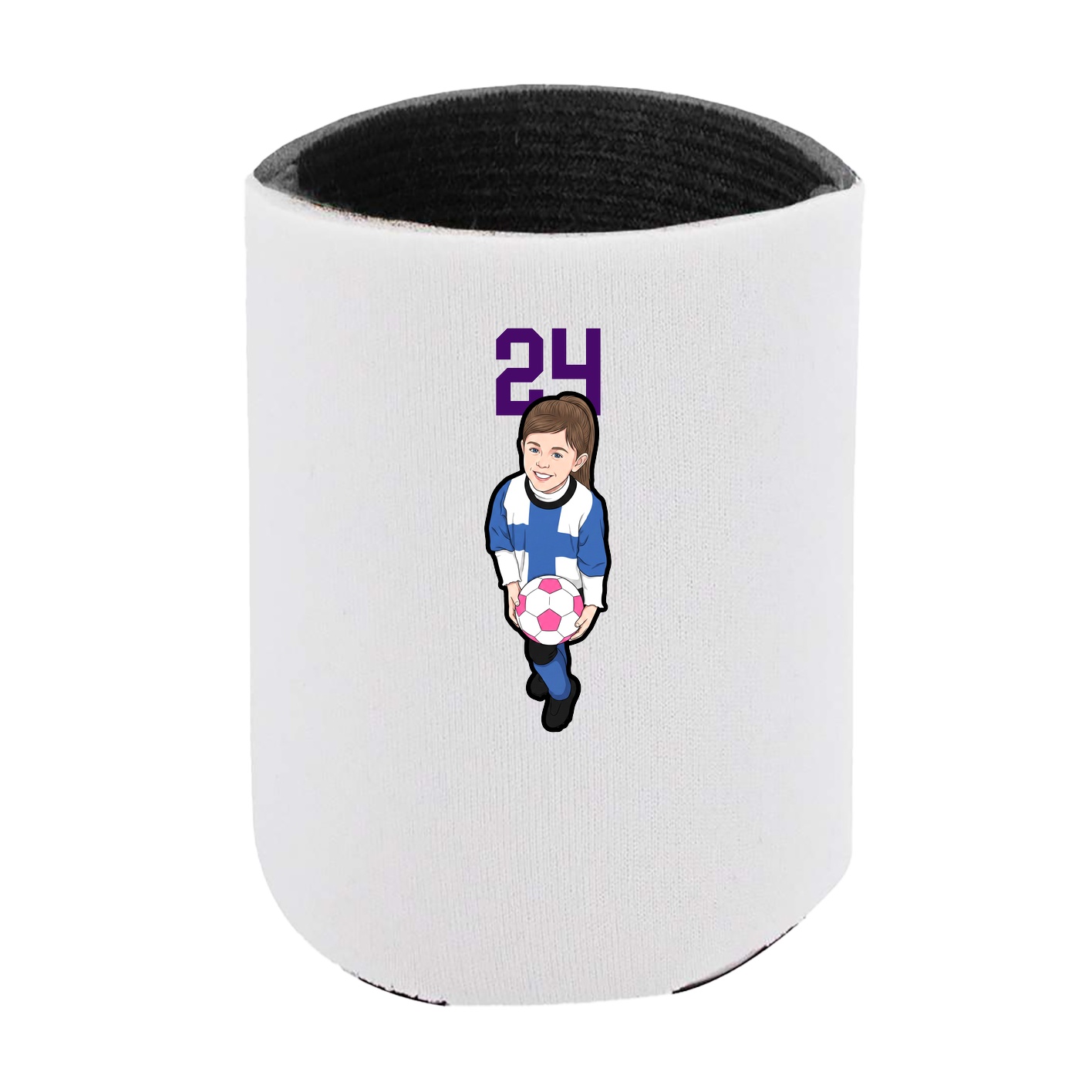 Can Holder — Number Top in White