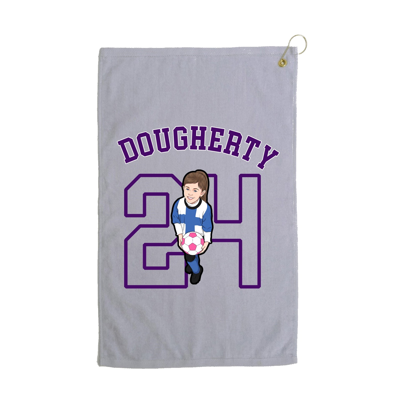Golf Towel — Shirsey Arch in Grey