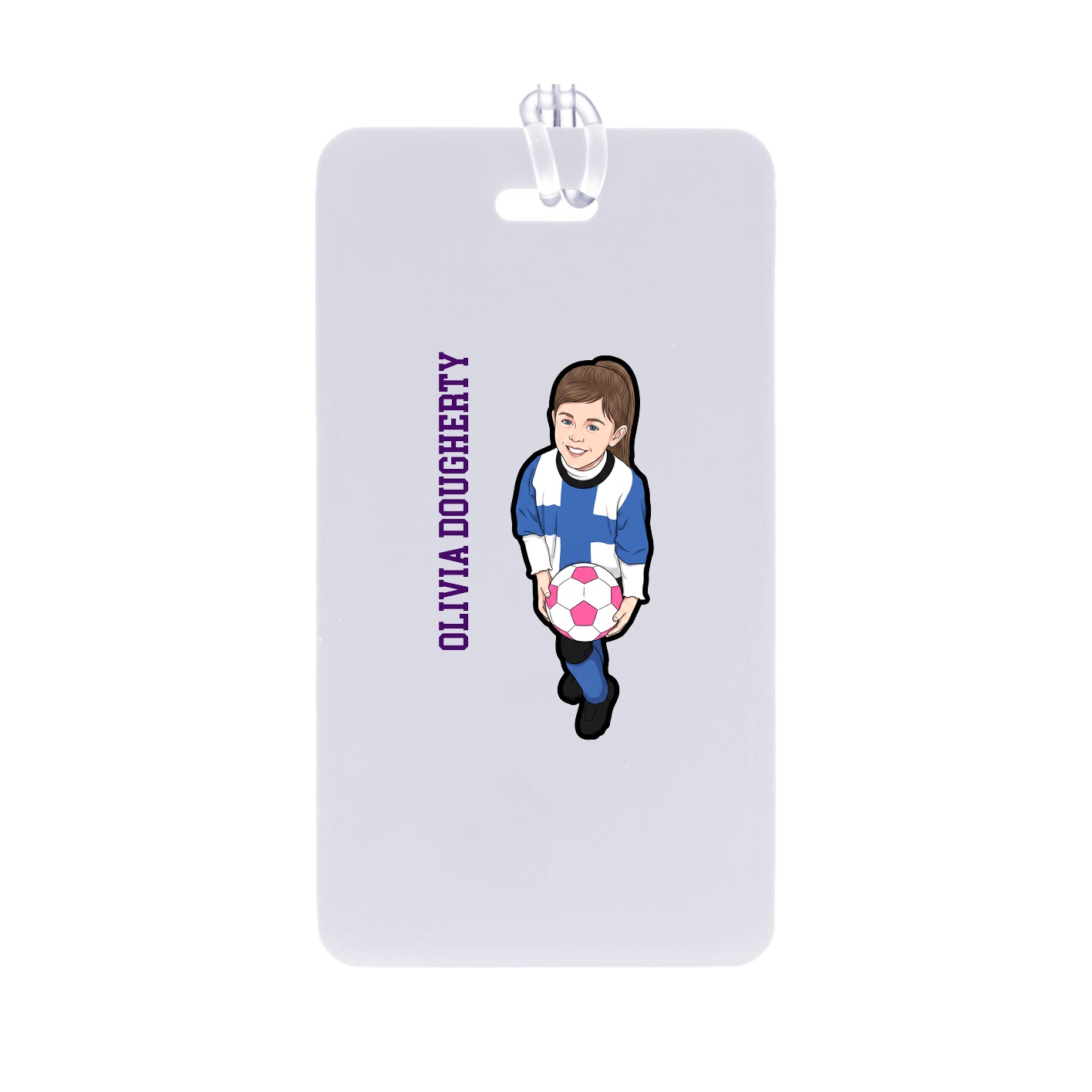 Bag Tag — Name Vertical in Classic