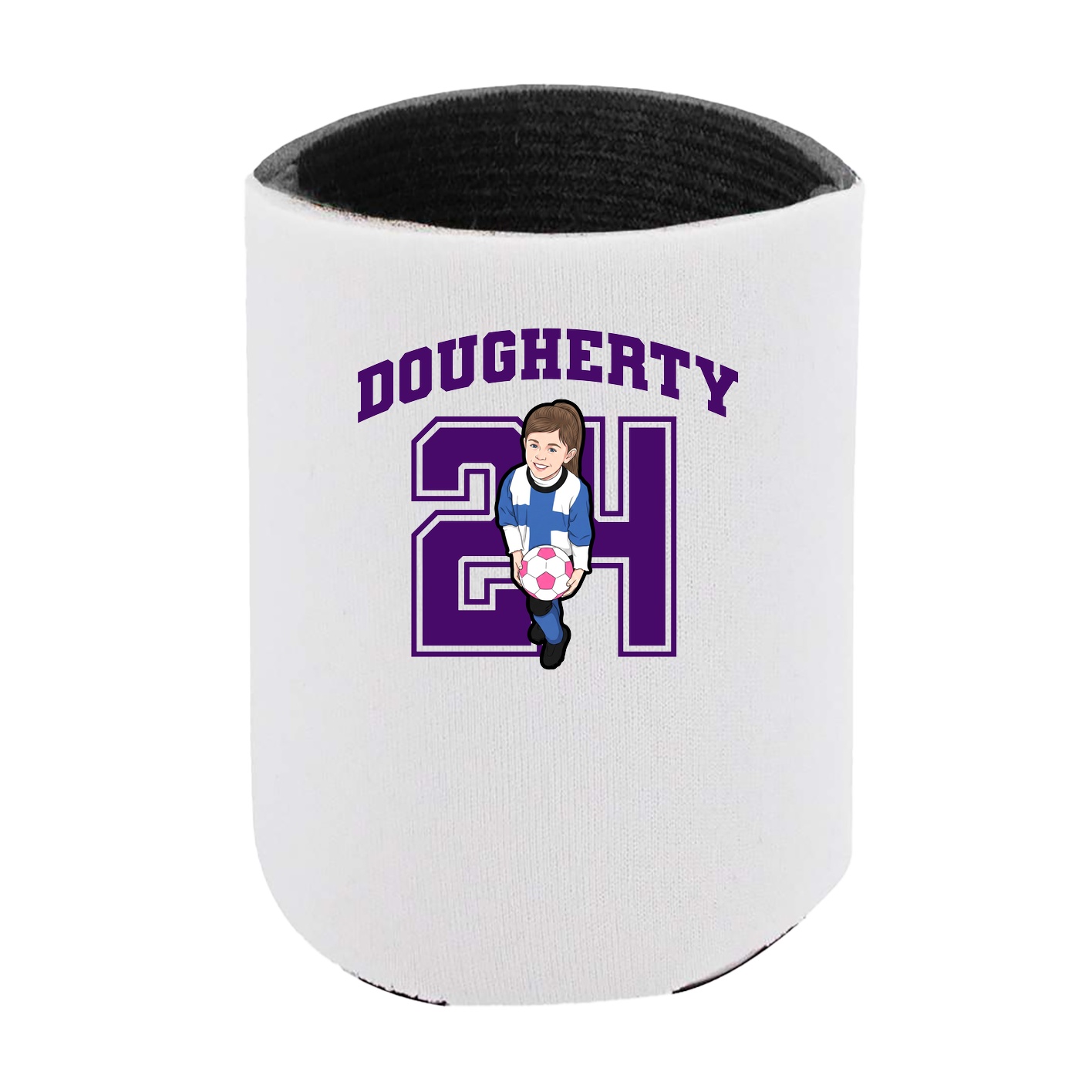 Can Holder — Number in White