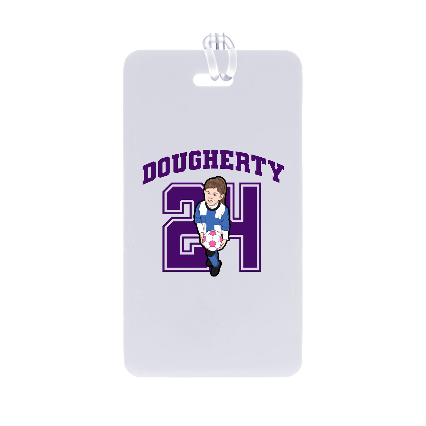 Bag Tag — Number in Classic