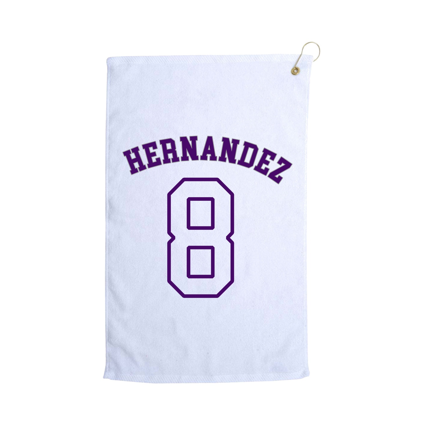 Golf Towel — Shirsey Arch in White