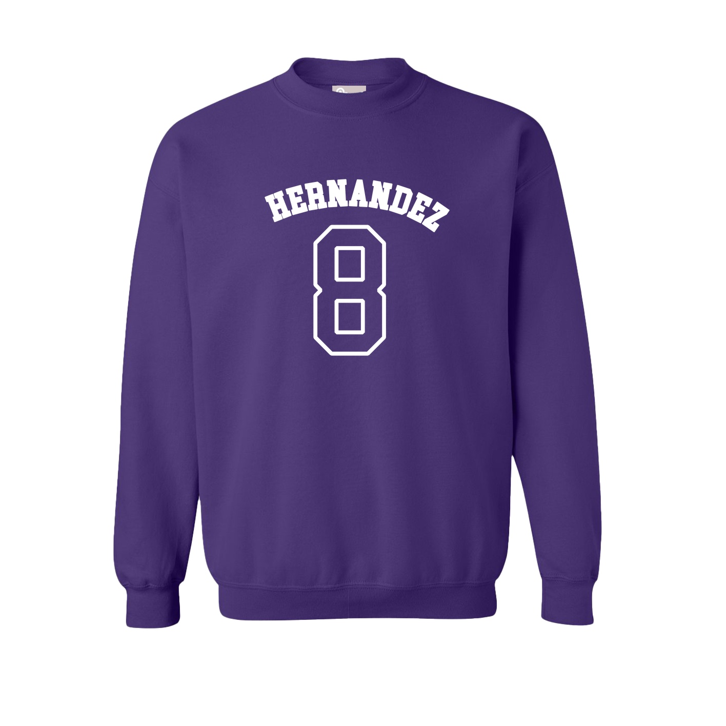 Fleece Crew — Shirsey Arch in Purple