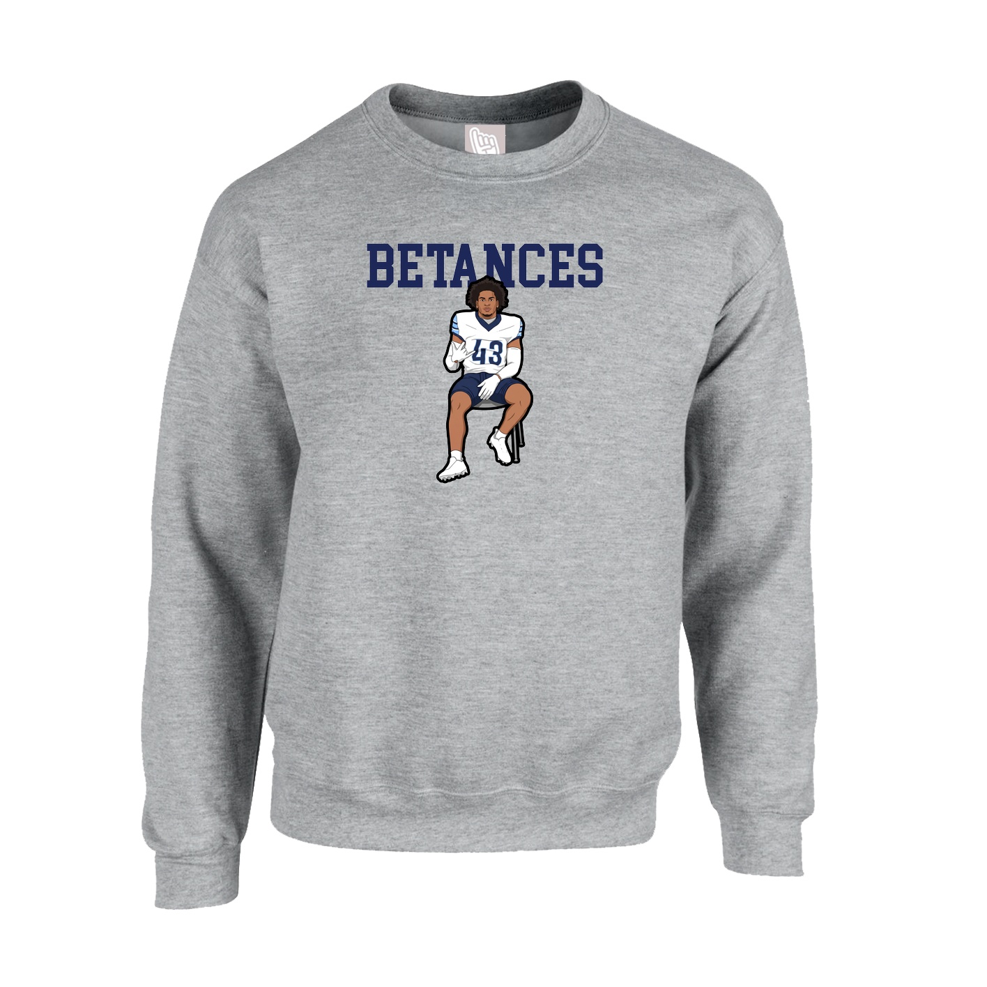 Fleece Crew — Shirsey in Grey