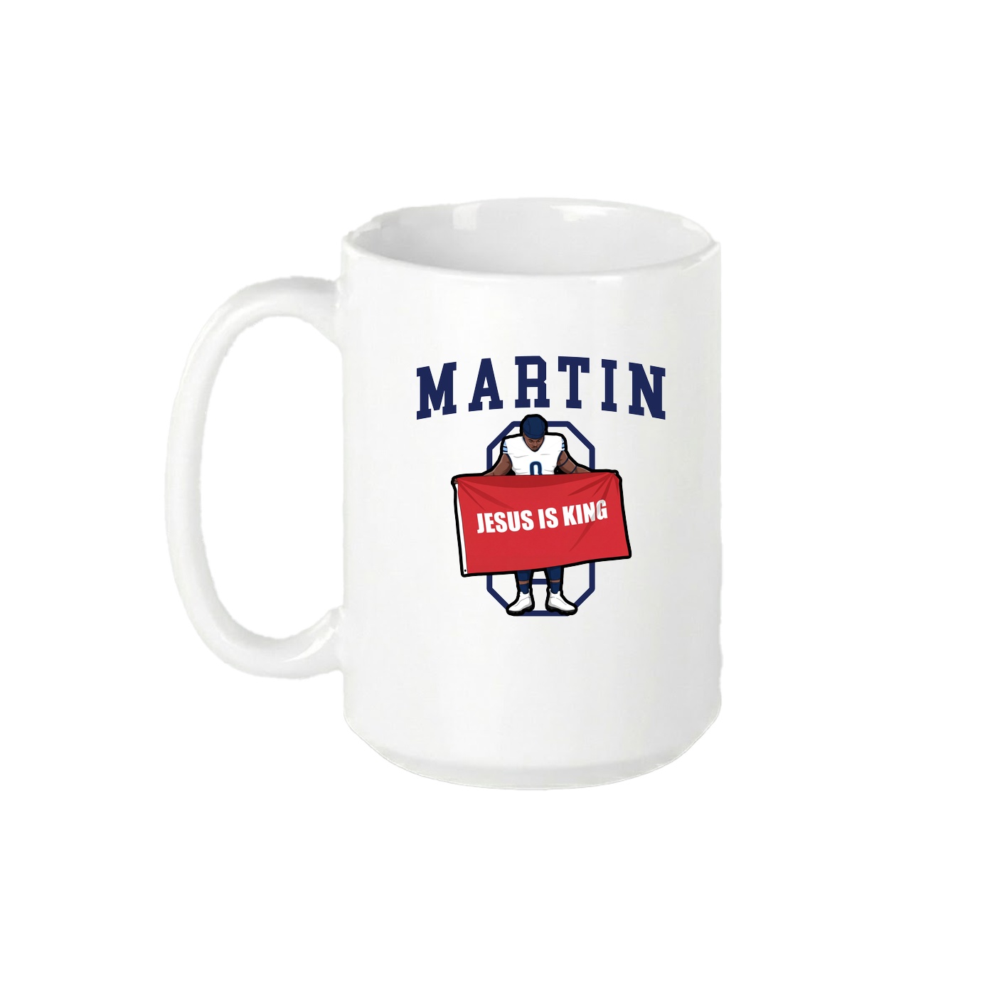 15oz Coffee Mug — Shirsey in White