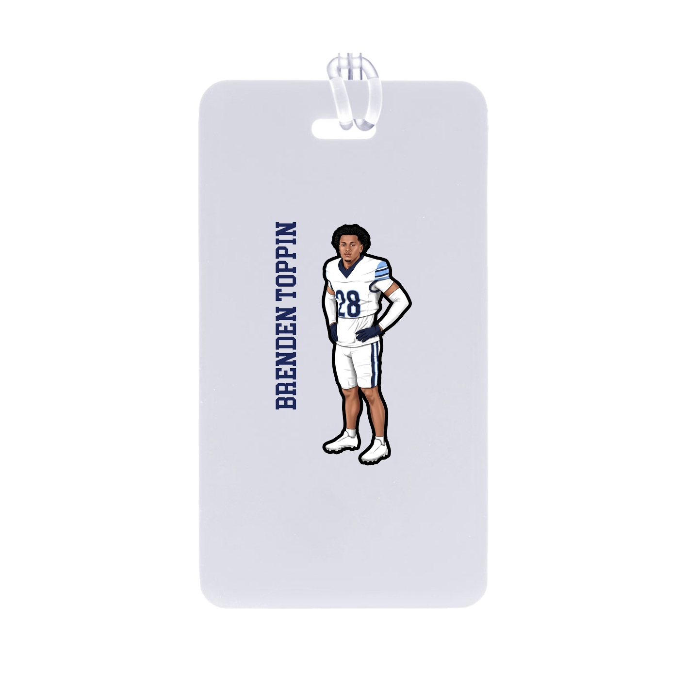 Bag Tag — Name Vertical in Classic