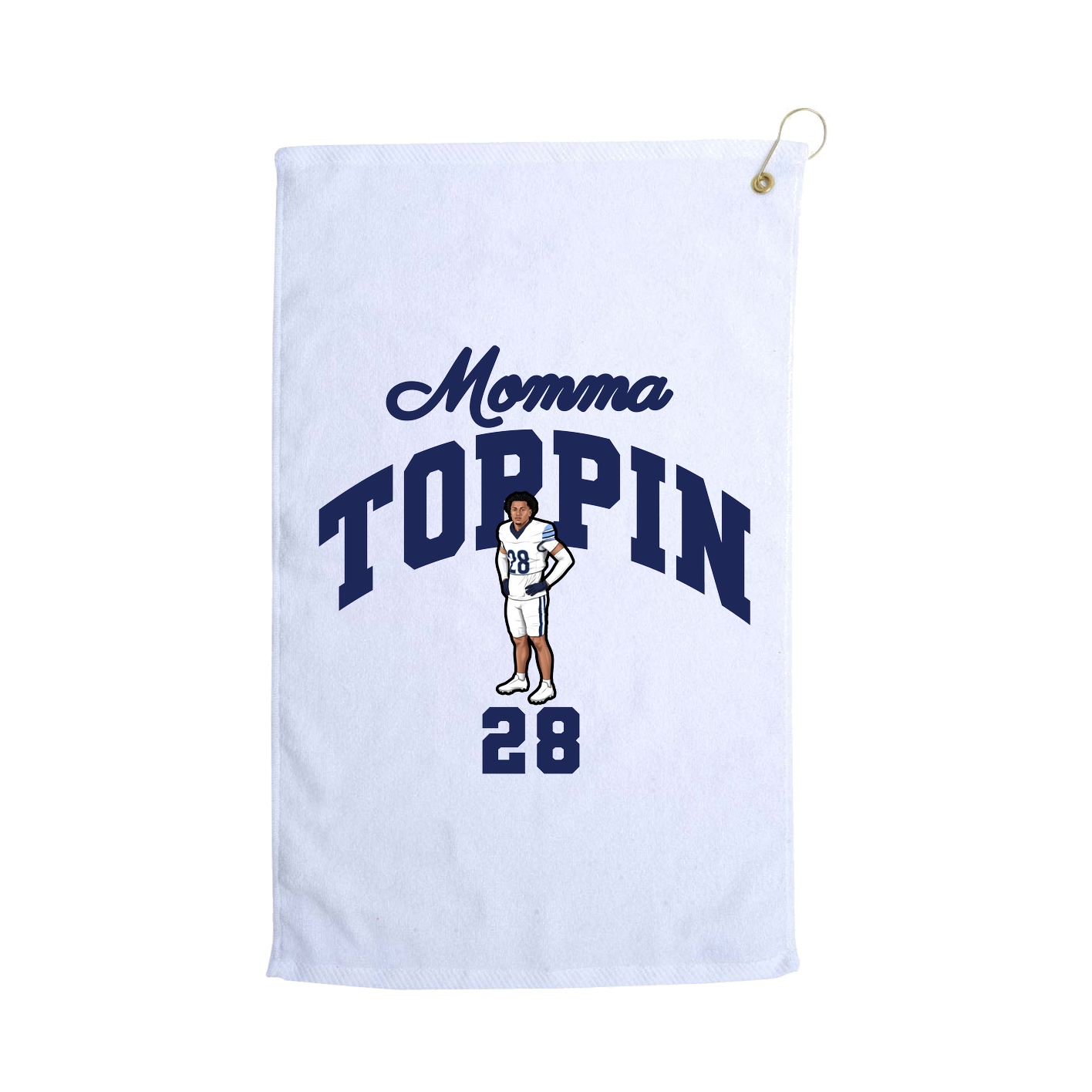 Golf Towel — Mothers Day Arch in White