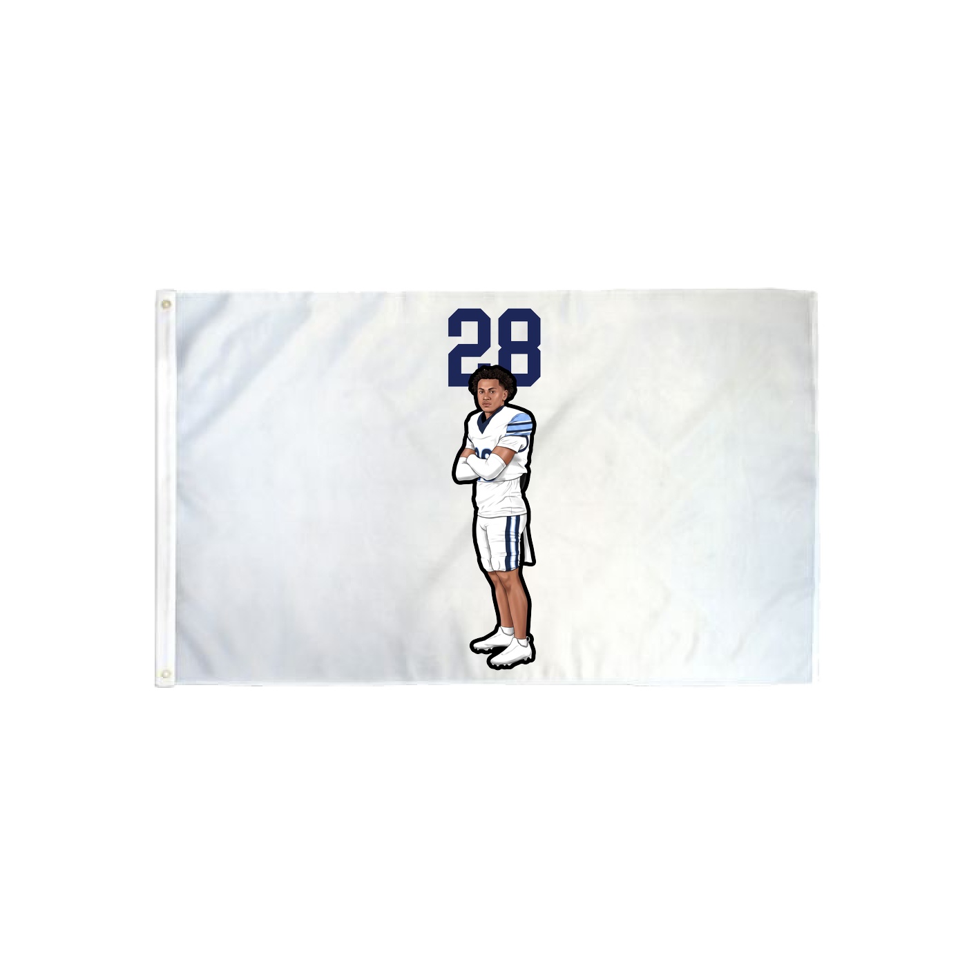 3x5 Flag — Number Top in Classic