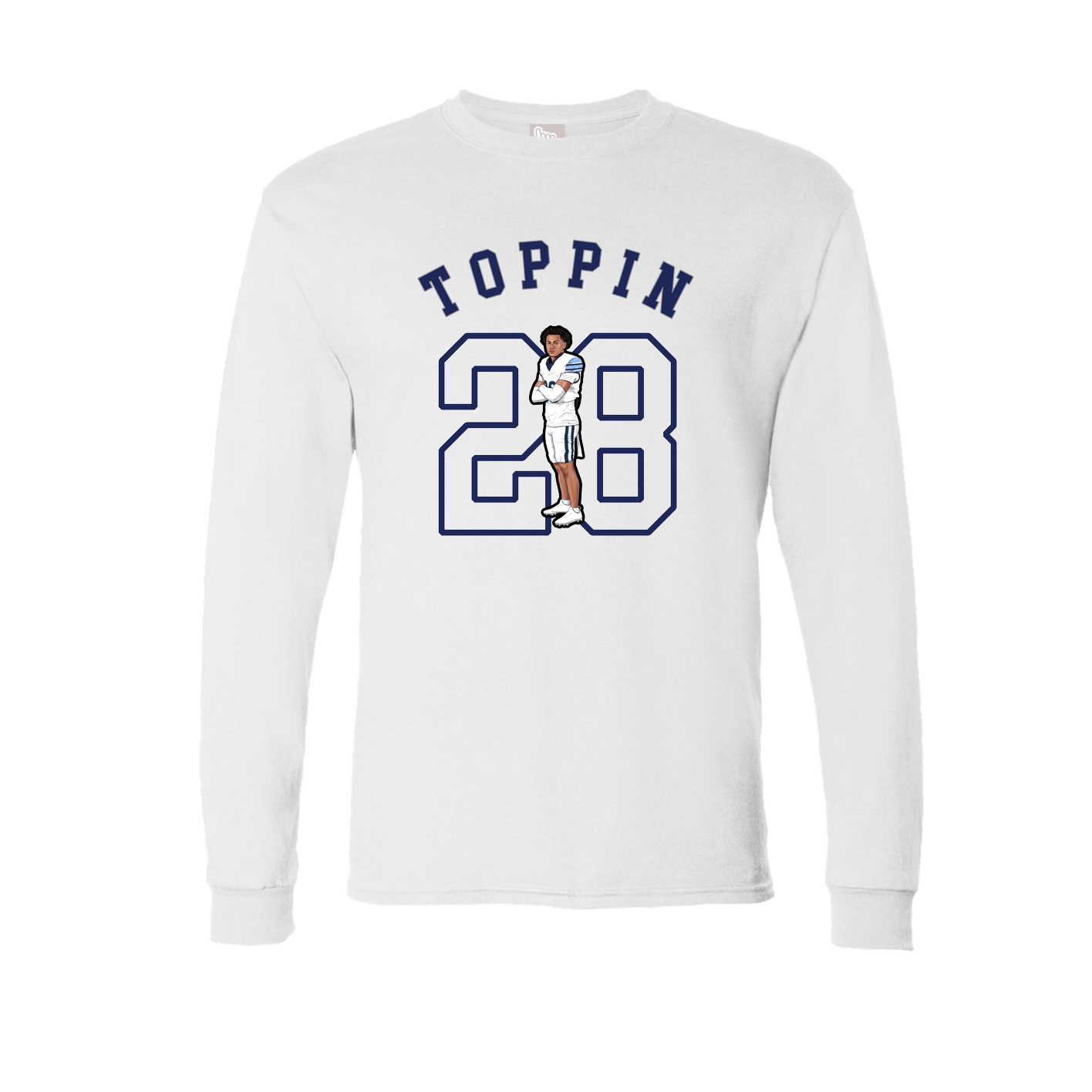Long Sleeve Tee — Shirsey Arch in White