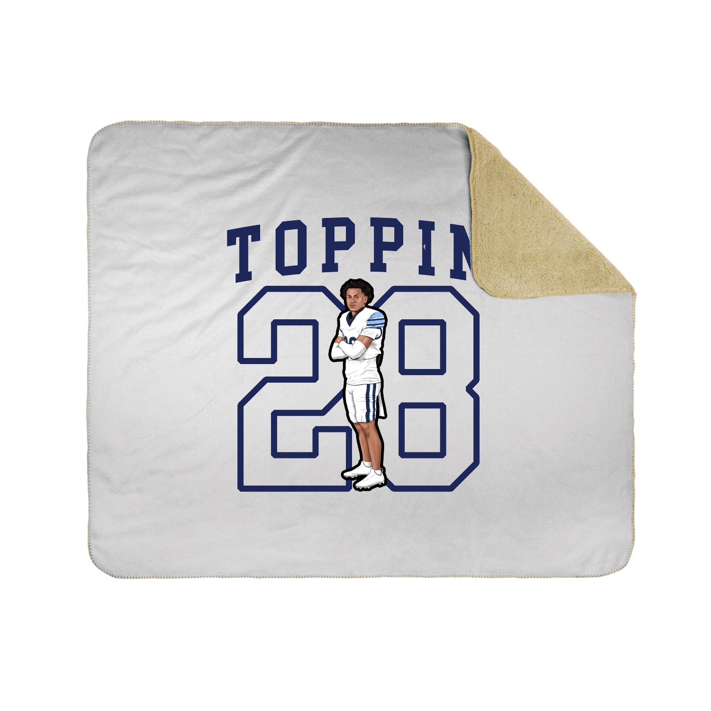 Throw Blanket — Shirsey in White