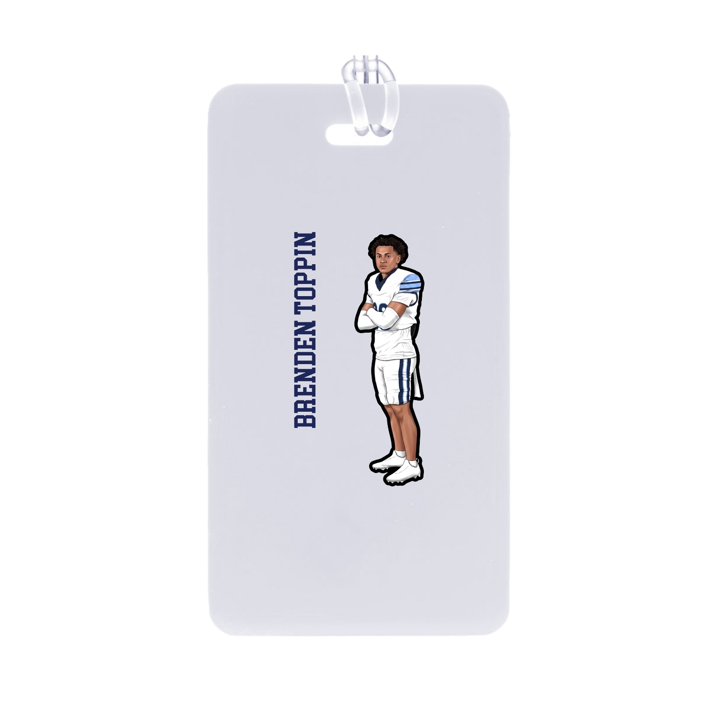 Bag Tag — Name Vertical in Classic