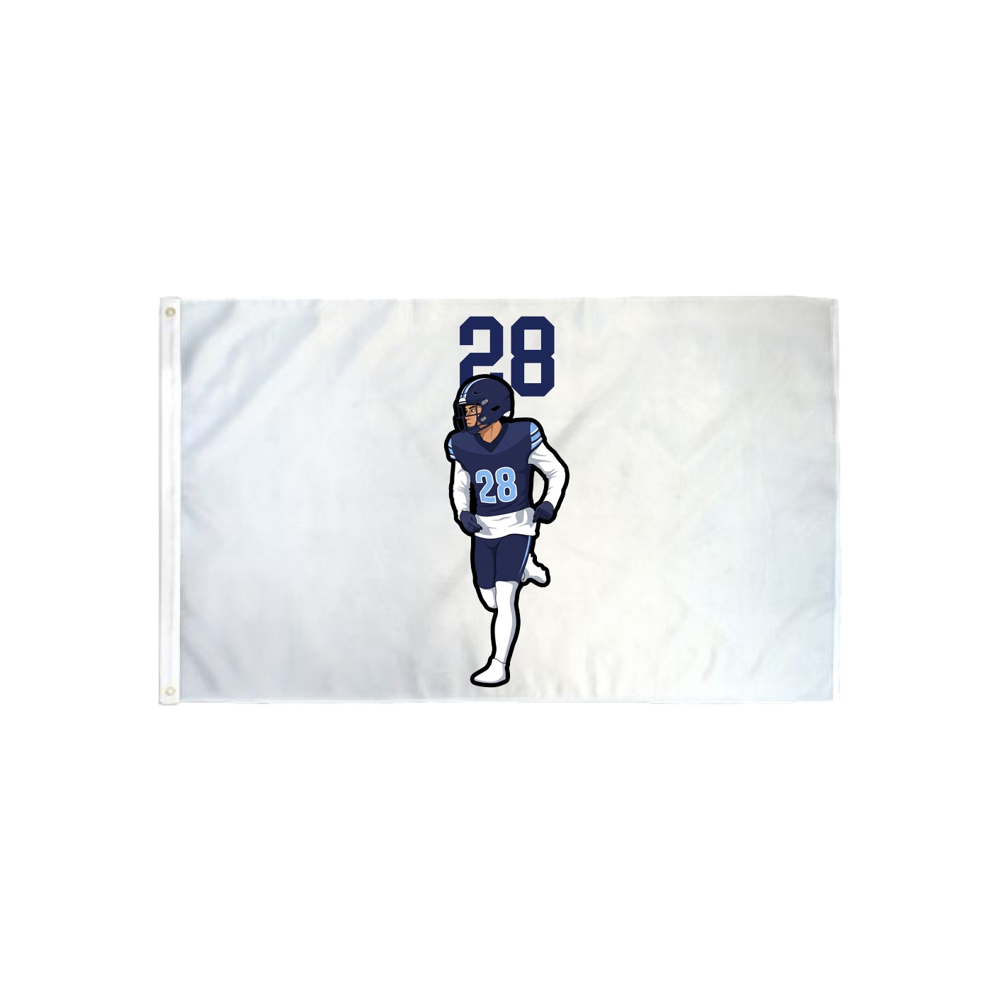 3x5 Flag — Number Top in Classic