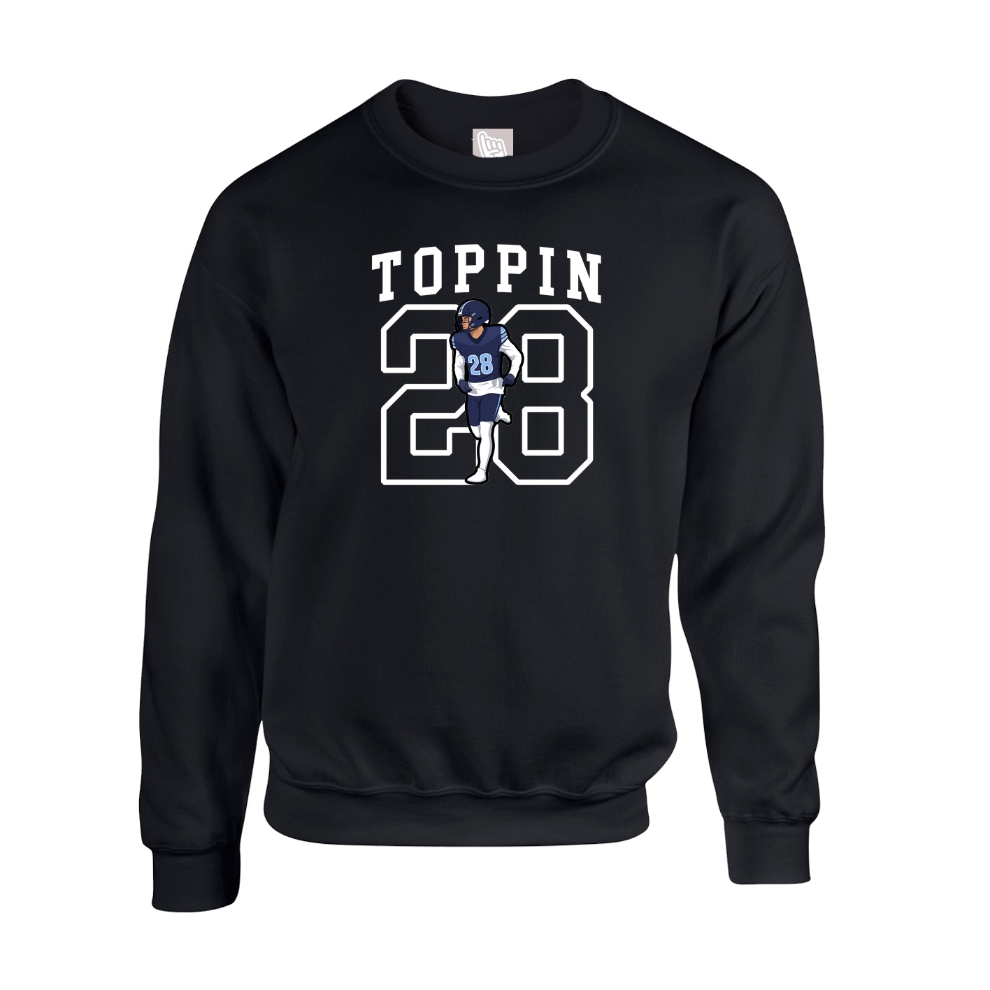 Fleece Crew — Shirsey in Black