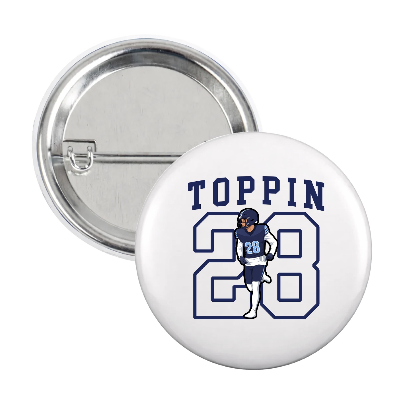 Game Day Button — Shirsey in White